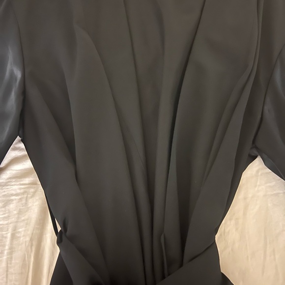 Black Satin Robe - Picture 3 of 4